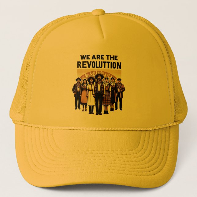 Gorra De Camionero somos revolución (Anverso)