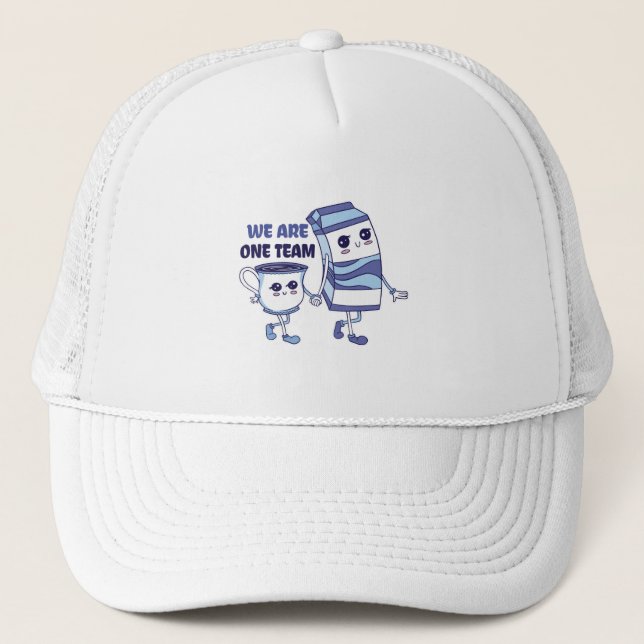 Gorra De Camionero Somos un equipo (Anverso)