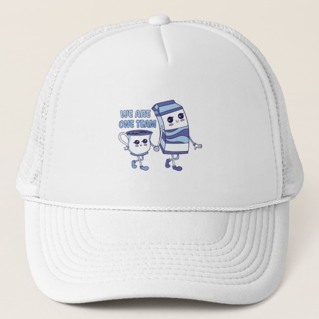 Gorra De Camionero Somos un equipo (Anverso)