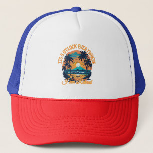 Gorra De Camionero Son las 5 en punto dondequiera que esté, estoy jub