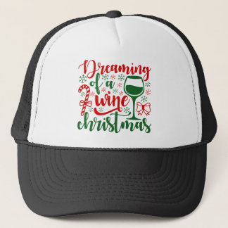Gorra De Camionero Soñando con navidades de vino