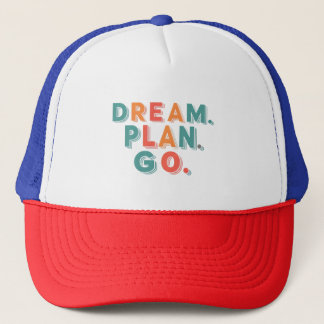 Gorra De Camionero Soñar. Planear. Ve.