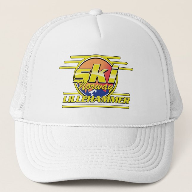 Gorra De Camionero Sonda Ski Noruega Lillehammer 80 (Anverso)