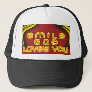 Gorra De Camionero Sonríe Dios te ama producto Personalizar