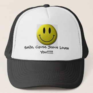 Gorra De Camionero ¡Sonrisa, amores de Jesús de la causa usted!!!!!