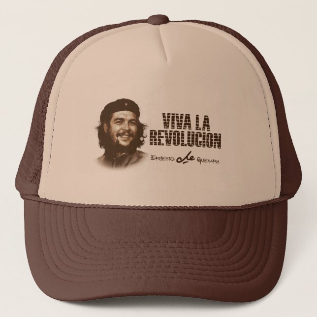 Gorra De Camionero Sonrisa de Ernesto Che Guevara (Anverso)