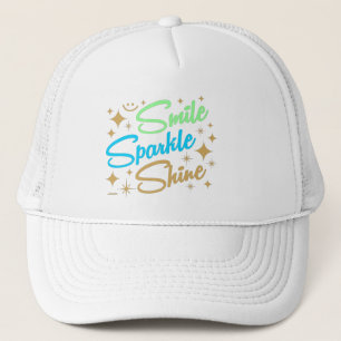 Gorra De Camionero SONRISA, ESPLÉNDIDO, BRILLANTE... Motivador e insp