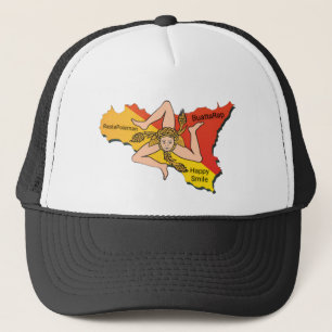 Gorra De Camionero Sonrisa Feliz Sicilia