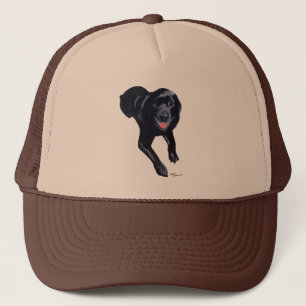 Gorra De Camionero Sonrisa negra de Labrador