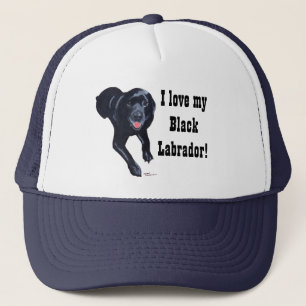 Gorra De Camionero Sonrisa negra de Labrador