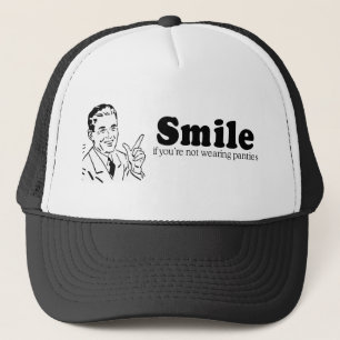 GORRA DE CAMIONERO SONRISA SI USTED NO ESTÁ LLEVANDO LAS BRAGAS
