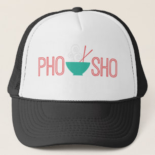 Gorra De Camionero Sopa de fideos del vietnamita de Pho Sho