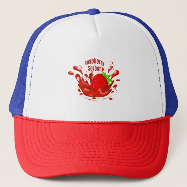 Gorra De Camionero Sorbete de frambuesa (Anverso)