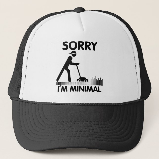 Gorra De Camionero Sorry i´m mínimo (Anverso)