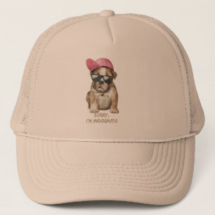 Gorra De Camionero SORRY I'M INDOGNITO (English Bulldog) cute dog pup
