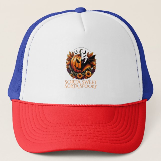 Gorra De Camionero Sorta Sweet Sorta Spooky (Anverso)