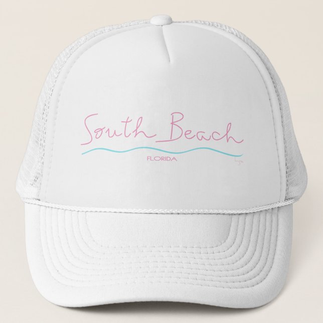 Gorra De Camionero South Beach, Miami, Florida (Anverso)