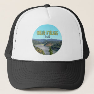 Gorra De Camionero Souvenir Coeur d'Alene Idaho