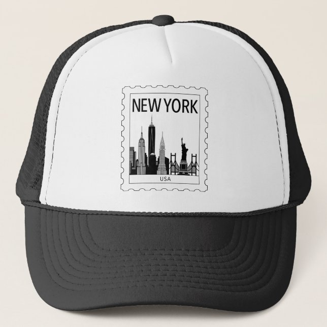 Gorra De Camionero souvenir de Nueva York (Anverso)