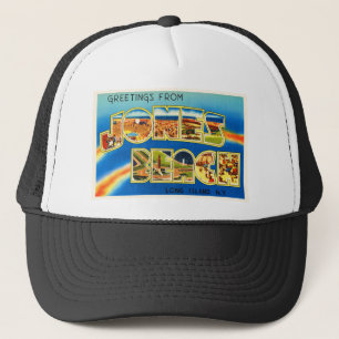 Gorra De Camionero Souvenir de viajes de vintage de Jones Beach New Y
