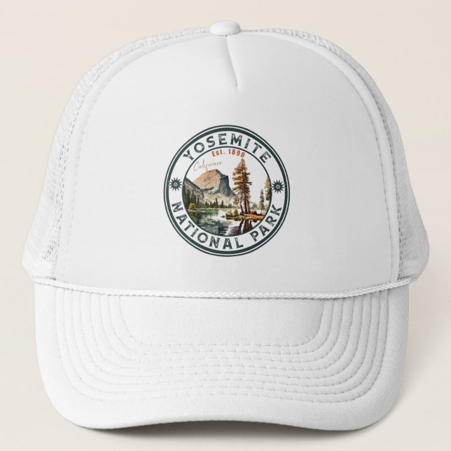 Gorra De Camionero Souvenirs de montaña del Parque Nacional Yosemite (Anverso)
