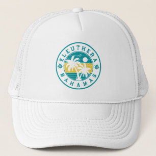 Gorra De Camionero Souvenirs de palmeras Eleuthera Island Bahamas