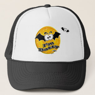Gorra De Camionero Soy Batty Naranja y Yellow Swirl