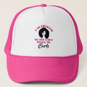 Gorra De Camionero Soy birracial, no puedes tocar mis rizos