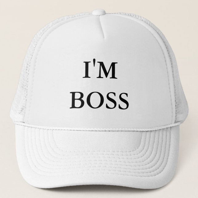 Gorra De Camionero Soy BOSS (Anverso)