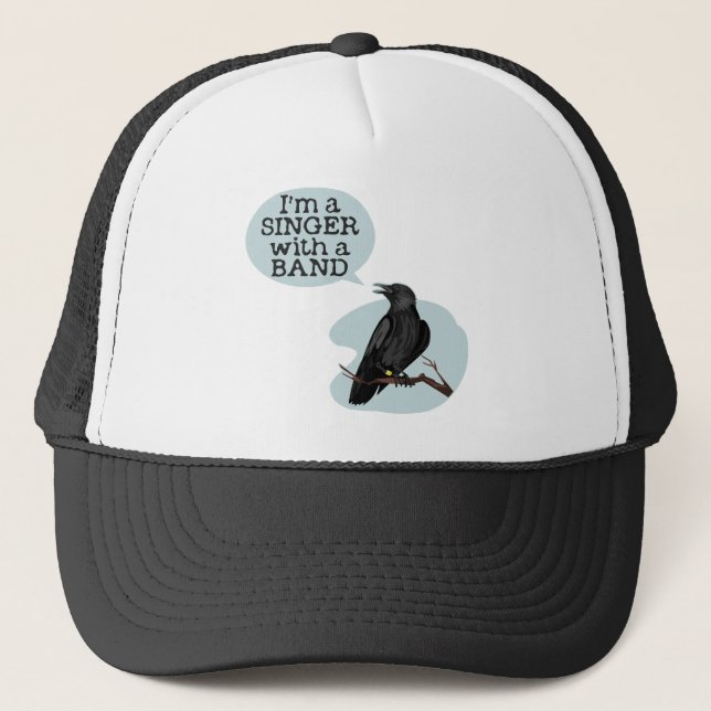 Gorra De Camionero Soy cantante con una banda (Anverso)