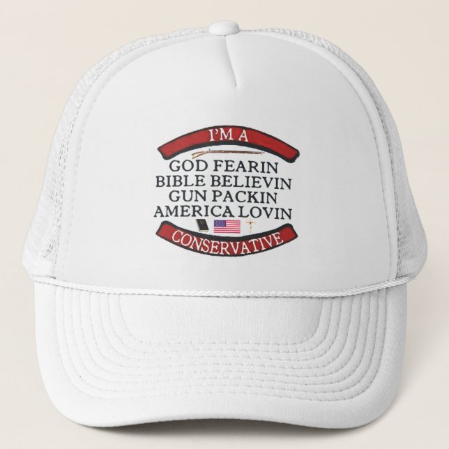 GORRA DE CAMIONERO SOY CONSERVADOR (Anverso)