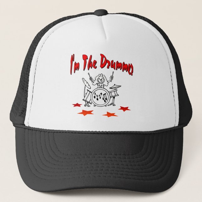 Gorra De Camionero Soy el batería (Anverso)