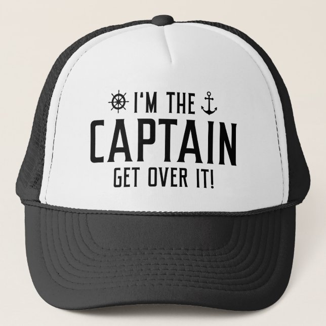 Gorra De Camionero Soy el capitán, súbete. (Anverso)
