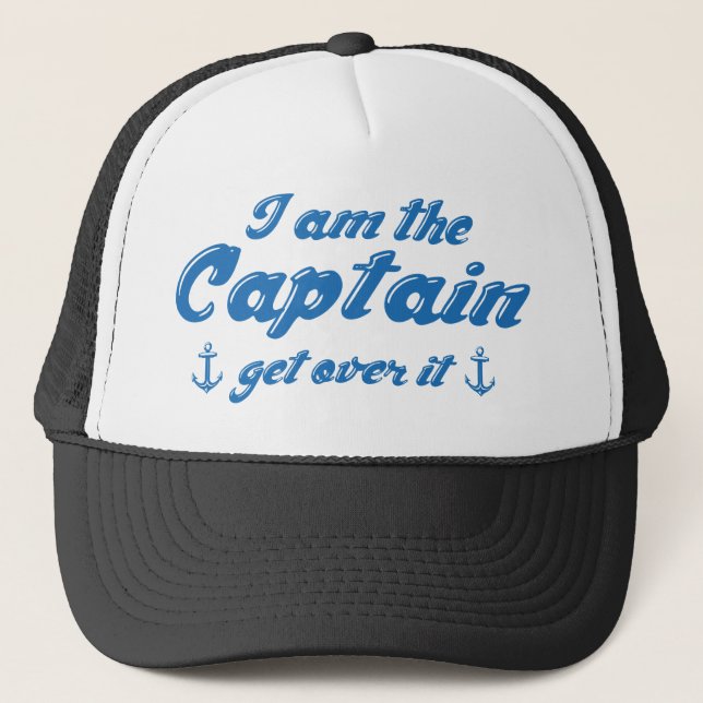 Gorra De Camionero Soy el capitán, súbete. (Anverso)