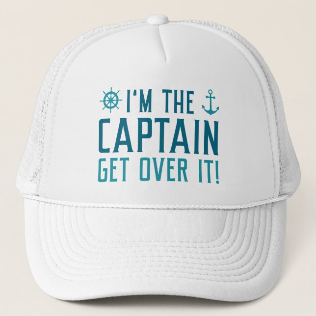 Gorra De Camionero Soy el capitán, súbete. (Anverso)