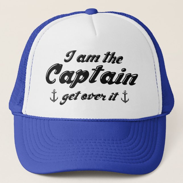 Gorra De Camionero Soy el capitán, súbete. (Anverso)