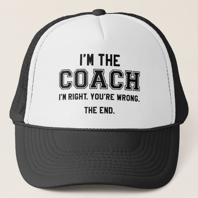 Gorra De Camionero Soy El Entrenador (Anverso)
