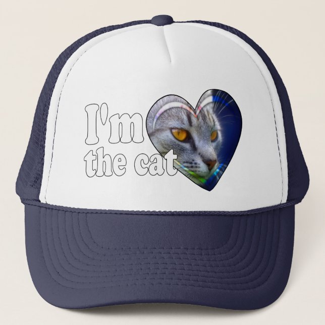 Gorra De Camionero Soy el gato (Anverso)