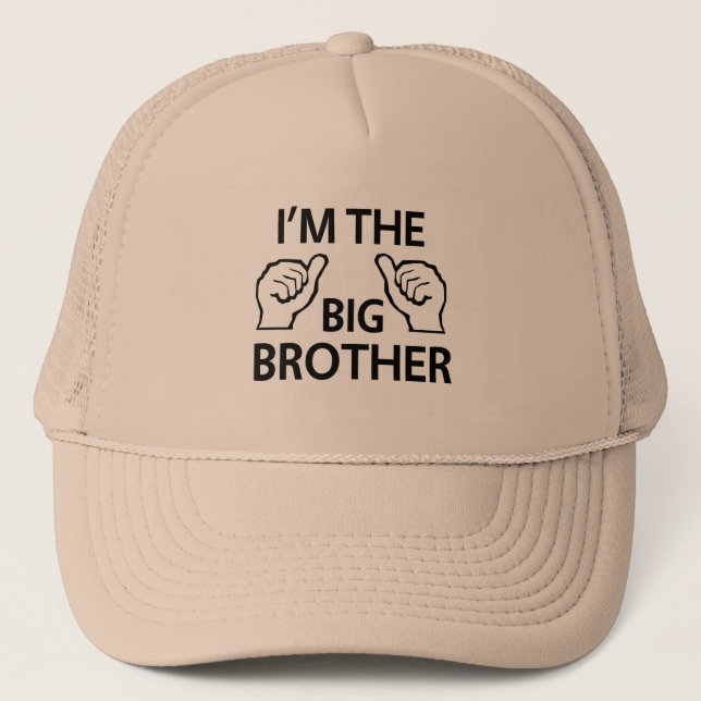 Gorra De Camionero Soy el hermano mayor (Anverso)