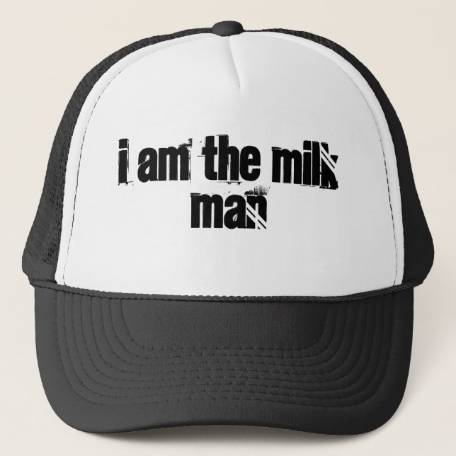 Gorra De Camionero Soy el hombre de leche (Anverso)