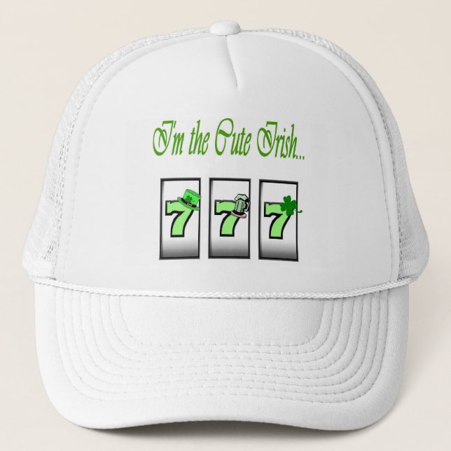 Gorra De Camionero Soy el irlandés lindo. 777 Cap (Anverso)