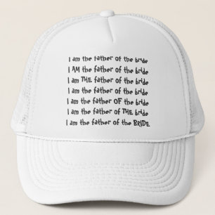 Gorra De Camionero Soy el padre de la camiseta de la novia