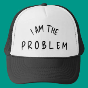 Gorra De Camionero Soy El Problema – Diseño De Fuente Manuscrita Dive