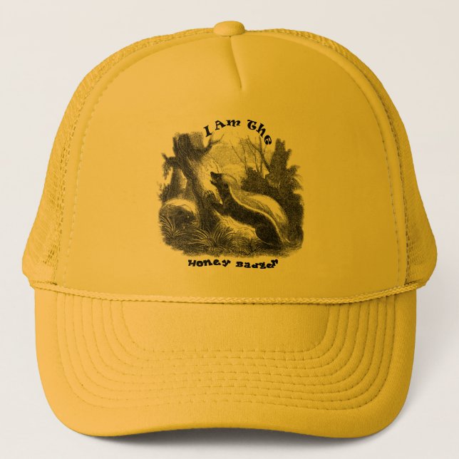 Gorra De Camionero Soy el tejón de miel (Anverso)