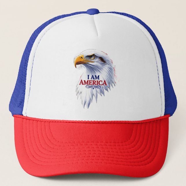 Gorra De Camionero ¡Soy Estados Unidos! (Anverso)