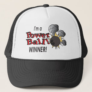 Gorra De Camionero Soy ganadora de Powerball   🎳 bolas y bolas