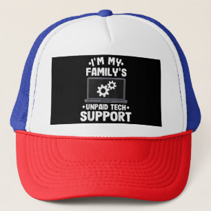 Gorra De Camionero Soy la computadora divertida de apoyo técnico no r