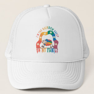 Gorra De Camionero Soy la oveja arcoiris de mi familia - oveja de org