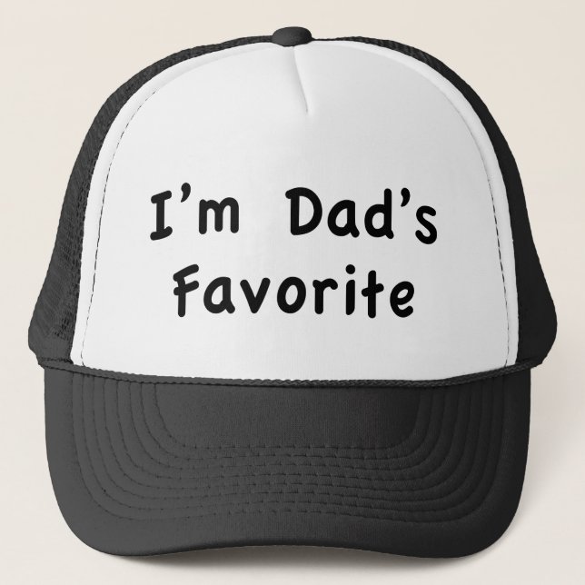 Gorra De Camionero Soy la taza de café favorita de papá (Anverso)