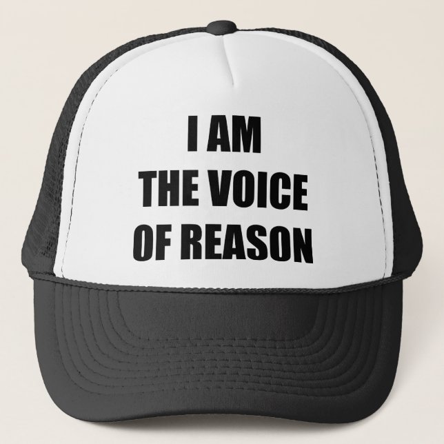 Gorra De Camionero Soy La Voz De La Razón (Anverso)